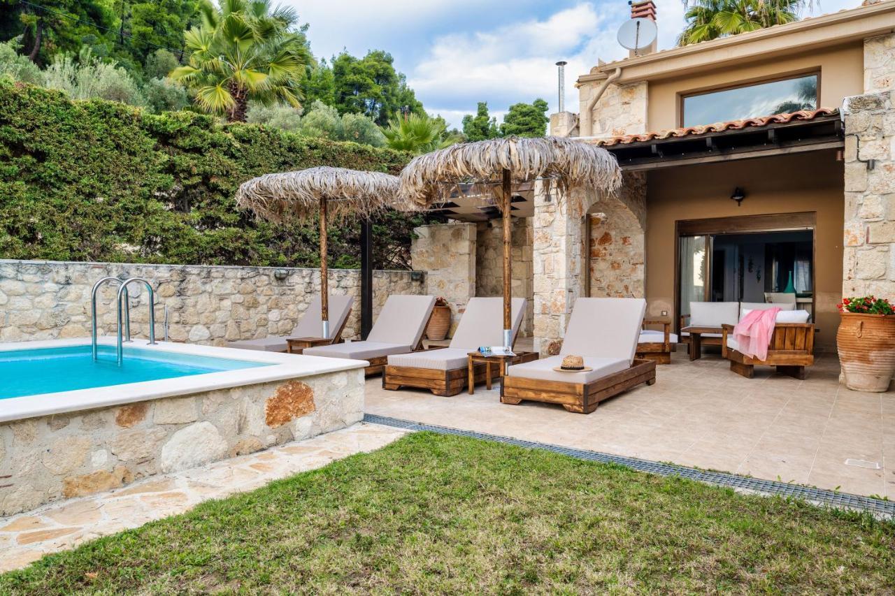 Palmrise Luxury Villas By Travel Pro Services - Nea Skioni Halkidiki Eksteriør bilde